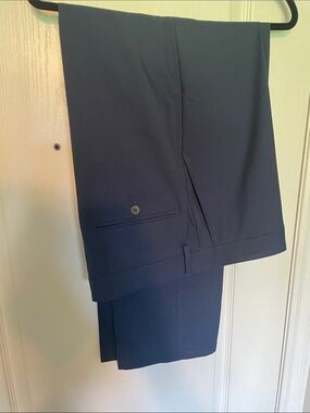 Men's Navy Dress Pants - Tailored Formal Trousers